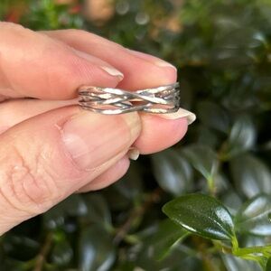 Sterling Silver Braided Band Ring